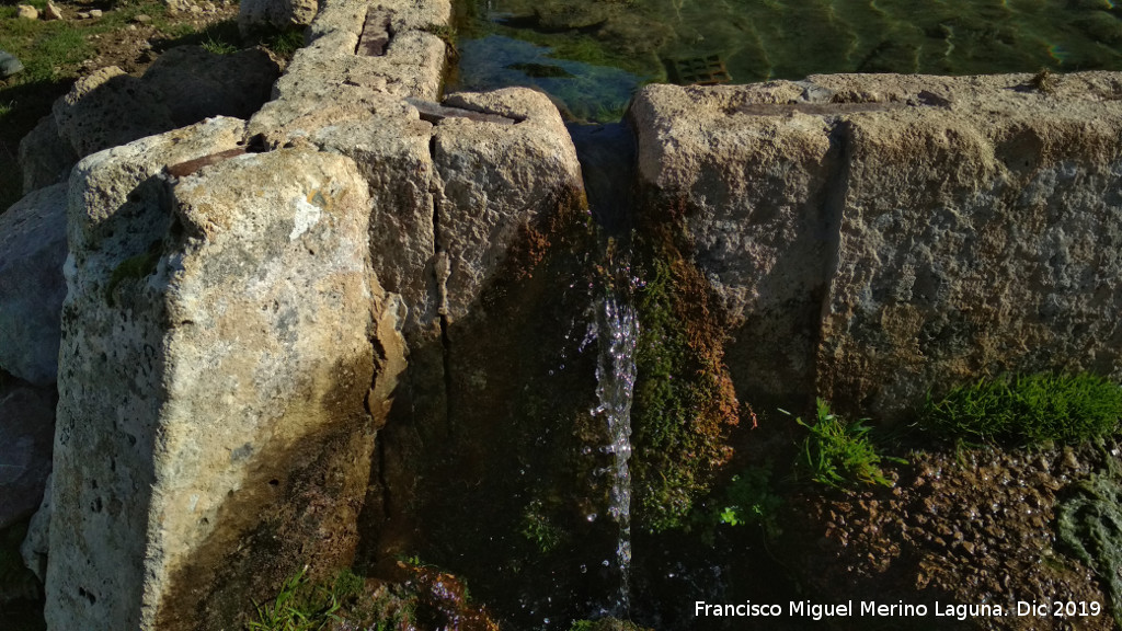 Pilar del Tejuelo - Pilar del Tejuelo. Desage