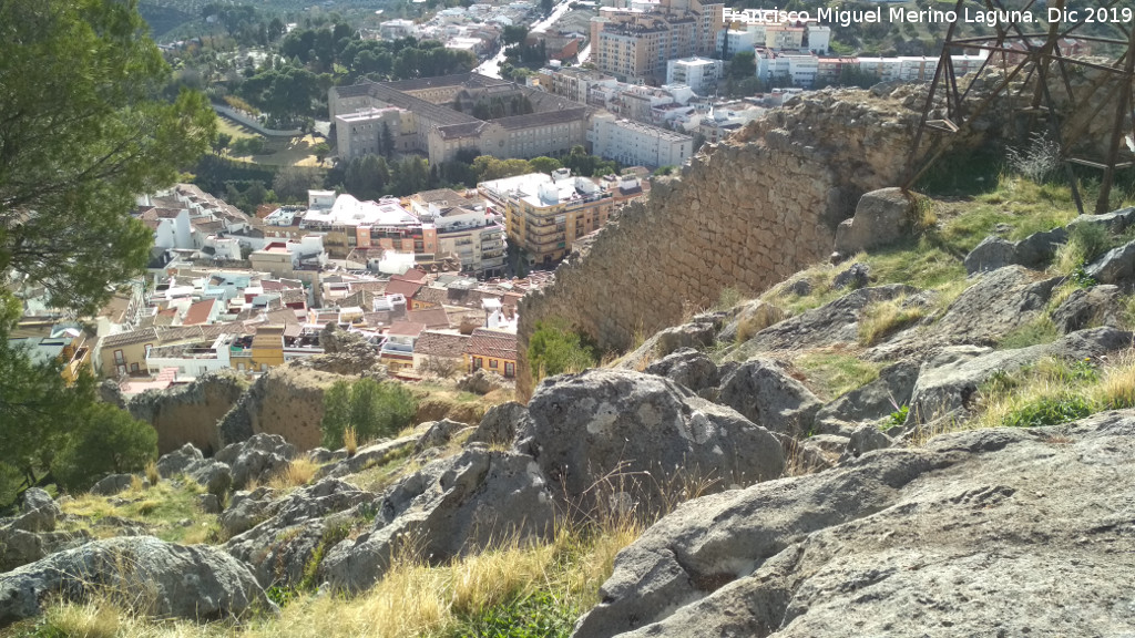 Muralla de Jan - Muralla de Jan. Muralla sur a intramuros