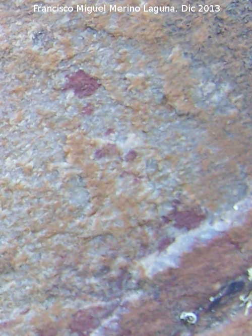 Pinturas rupestres de la Pea del guila - Pinturas rupestres de la Pea del guila. Puntos derechos