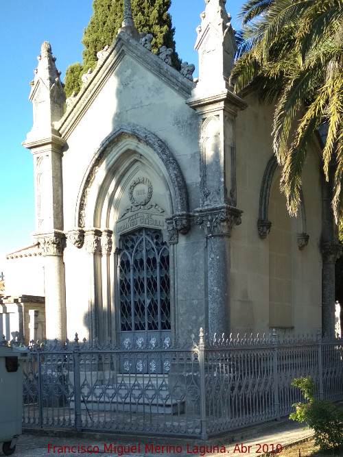 Cementerio de Baeza - Cementerio de Baeza. Mausoleo