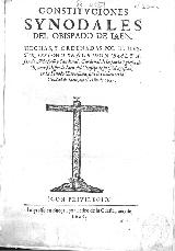 Obispado. Constituciones del Obispado de Jan 1624