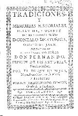 Obispado. Memorias del Obispo Gonzolo de Stuiga 1727