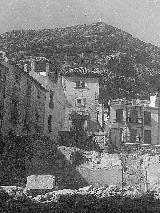 Palacio Surez del guila. Foto antigua. La torre