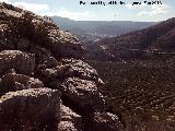 Peas de Castro. Vista de Los Villares