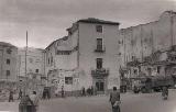 Plaza de la Constitucin. Foto antigua. Muebles Pozas en sus comienzos