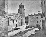 Plaza de la Magdalena. Foto antigua. Fotografa de Jaime Rosell Caada. Archivo IEG