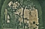 Plaza de la Magdalena. Foto antigua. Fotografa de Jaime Rosell Caada. Archivo IEG