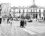 Plaza de San Francisco. Foto antigua. Diputacin