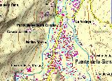 Iglesia Nueva de Santa Cristina. Mapa