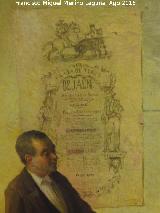 Plaza de Toros de Jan. Cartel de toros del cuadro Alcanzar?. Pedro Rodrguez de la Torre 1878. Museo Provincial de Jan