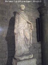 Fuente de la Magdalena. Escultura romana descubierta durante la excavacin de 1969 por Luis Berges Roldn. Museo Provincial