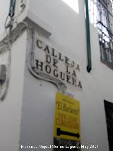 Calleja de la Hoguera. Azulejos
