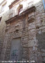 Convento de los Jesuitas. Portada calle Escuelas