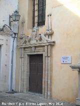 Iglesia Conventual de San Agustn. Portada lateral