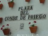 Plaza del Conde de Priego. Azulejos