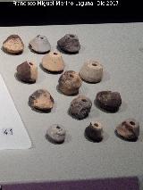 Yacimiento arqueolgico de Ategua. Fusayolas de cermica. Tumba de las Fusayolas. Museo Ibero de Jan