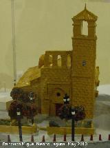 Iglesia de San Juan. Maqueta de platilina de Agustn Garzn