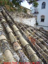 Iglesia de San Miguel. Tejados y muro de la iglesia