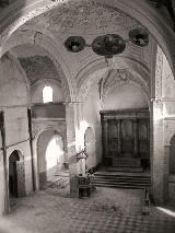 Convento de Santo Domingo. Foto antigua. Interior de la iglesia