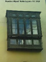 Casa de la Calle Ramn y Cajal n 4. Balcn cerrado