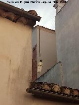 Curiosidades. Bombilla en la Calle Real en Navas de San Juan