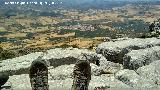 Torcal de Antequera. Vistas hacia Villanueva de la Concepcin