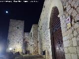 Castillo Nuevo de Santa Catalina. Puerta de Acceso. Con la Super Luna