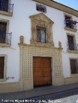Casa de la Calle Agustn Moreno n 37. Portada