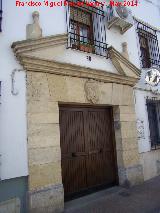 Casa de la Calle Agustn Moreno n 18. Portada