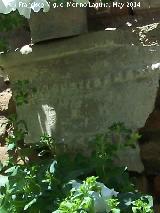 Casa de la Calle Aceite n 8. Pieza arqueolgica