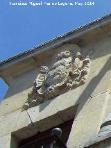 Escudo izquierdo Hospital de los Ríos. Escudo izquierdo