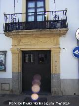 Casa de la Calle Lineros n 30. Portada