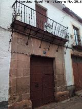 Casa de la Calle Cobos n 14. Fachada