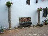 Palacio de Viana. Patio de los Jardineros. Banco