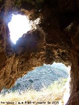 Cueva del Poyo de la Mina. Salida