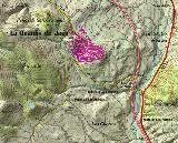 Ermita Baja de San Sebastin. Mapa