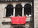 Catedral de Jan. Balcn de Vandelvira. Durante la Obtensin del Santo Rostro