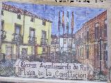 Plaza de la Constitucin. Azulejos