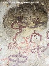 Pinturas rupestres de la Cueva de la Graja-Grupo VIII. Reyes