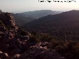 Lancha de la Escalera. Vistas hacia el Pantano del Aguascebas