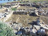 Oppidum Puente Tablas. Palacio. Cocina y al fondo el lagar