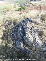 Oppidum Puente Tablas. Cerro del Sol. Afloramiento rocoso en el Cerro del Sol