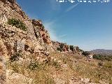 Cerro Giribaile. Paredes de piedra