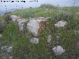 Torre ibero-romana del Cerro de la Horca. Muralla del torren