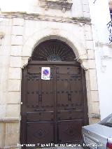 Casa de la Calle La Feria n 47. Portada de la cochera