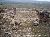 Castillo de Santa Eufemia. Restos de muros