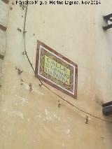 Calle Genaro Parra. Placa