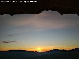 Cueva del Contadero. Ocaso