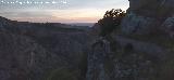 Camino de la Canalizaci�n de Los Villares. Amaneciendo