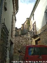 Calle ngel. Vistas de la Iglesia de San Nicols